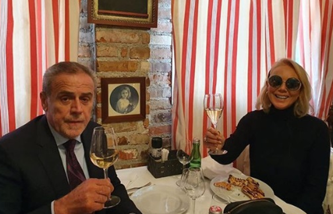 ‘Mile voli disko’: Bandić odveo Lepu Brenu na ručak čim je došla u Zagreb