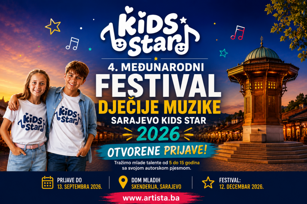 Male note, veliki snovi – Četvrti Sarajevo “Kids Star” traži novu generaciju izvođača